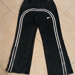 NFINITY Charcoal Joggers with White Accents